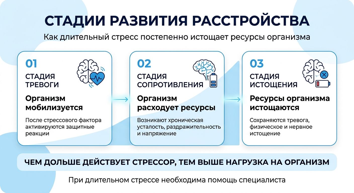 Лечение стресса в Протвино инфографика